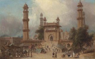 William Daniell, R.A. - Mosque at Muttra in the province of Agra