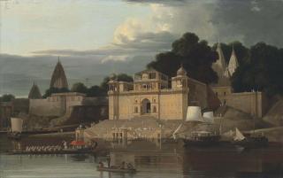 William Daniell, R.A. - Shivala Ghaut and Cheyt Singh\'s House near Benares