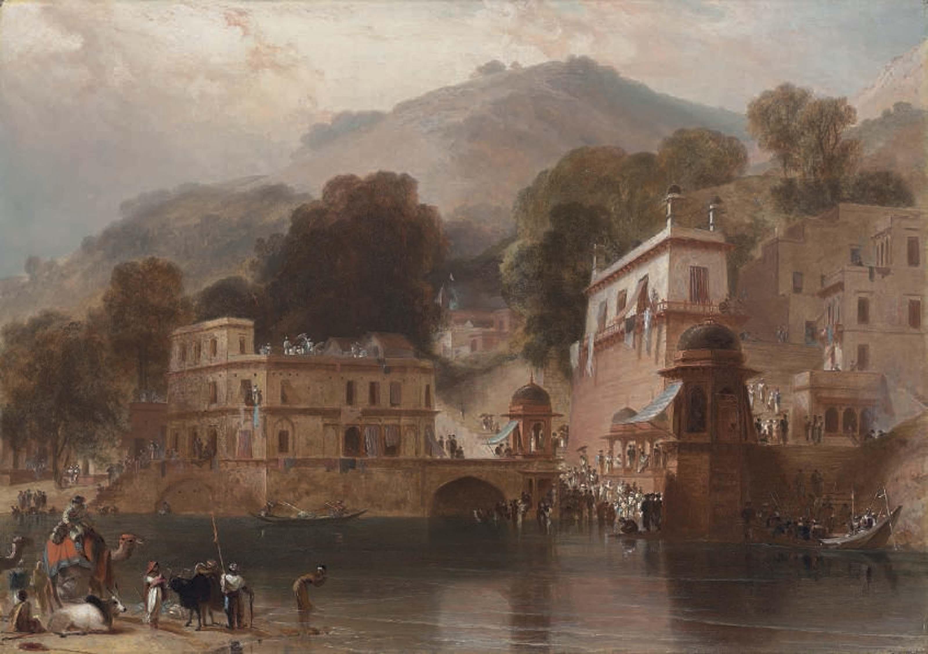 William Daniell, R.A. - The principal gaut at Hurdwar, Northern India