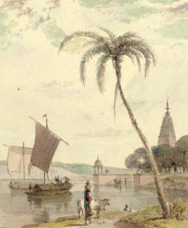 William Daniell, R.A. - View On The Ganges