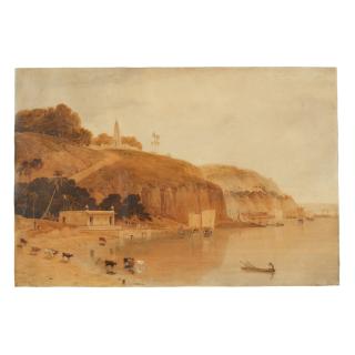 William Daniell - View Of The Right Bank Of The River Ganges, Near Currah, December 1788