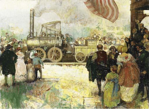 William Davidson White - Waiting for the Arrivals