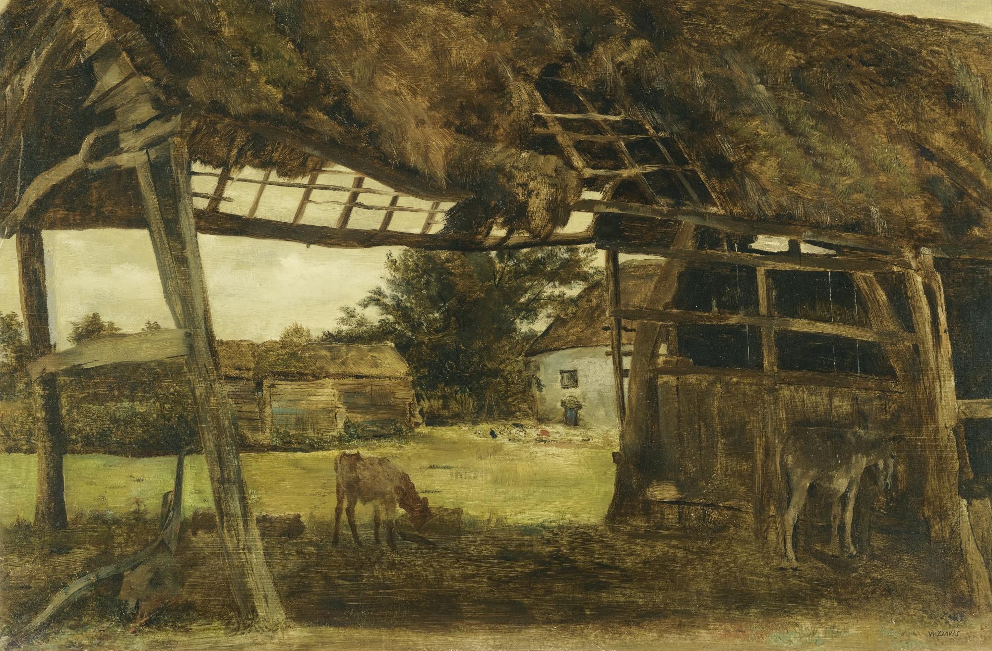 William Davis - Old Farm Shed Near Birkdale