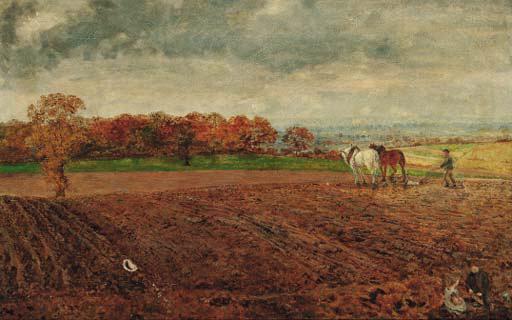 William Davis - Ploughing in Cheshire