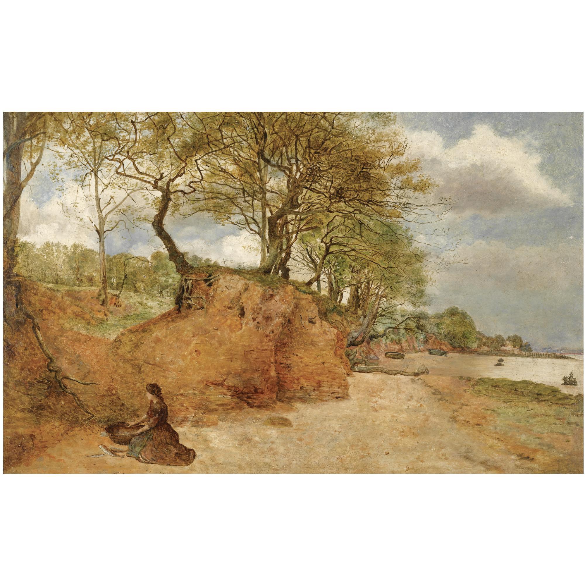 William Davis - The Shore At New Ferry, Near Birkenhead