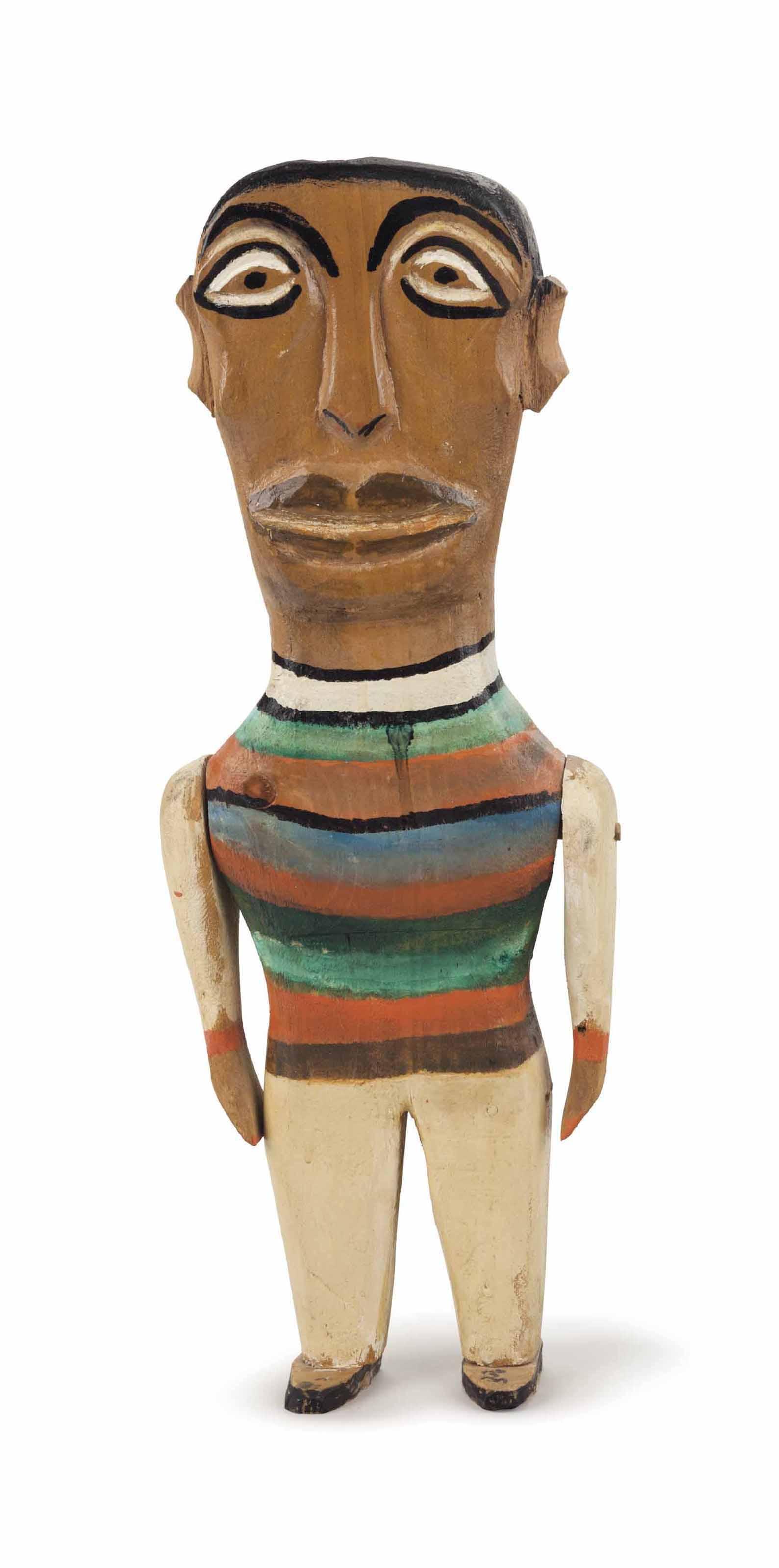 William Dawson - Man with a Striped Sweater