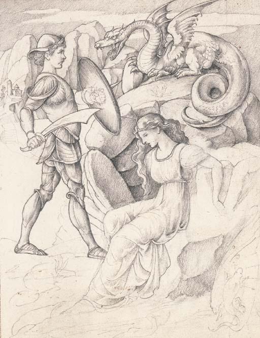 William De Morgan - Perseus and Andromeda