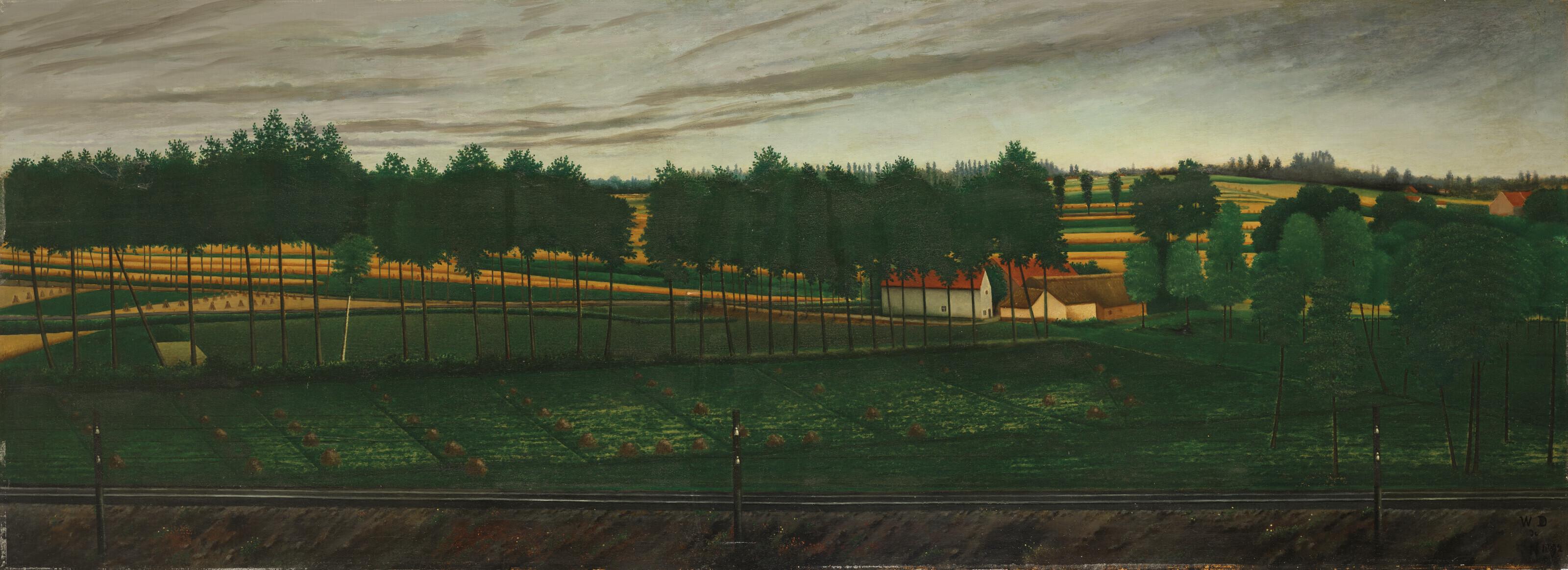 William Degouve de Nuncques - Paysage brabançon