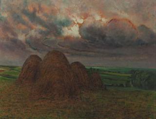 William Degouve De Nuncques - Threatening clouds