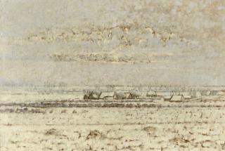 William Degouves de Nuncques - A small town in winter