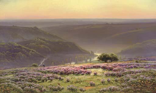 William Didier-Pouget - Le Matin: Gruyères en Fleurs, Vallée de la Dordogne