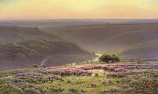 William Didier-Pouget - Le Matin: Gruyères en Fleurs, Vallée de la Dordogne