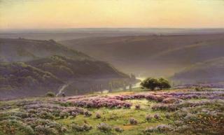 William Didier-Pouget - Le matin: Gruyères en Fleurs, Vallée de la Dordogne