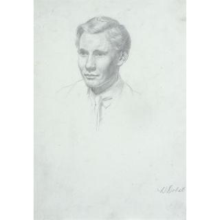 William Dobell - Australian Portrait Of A Young Man