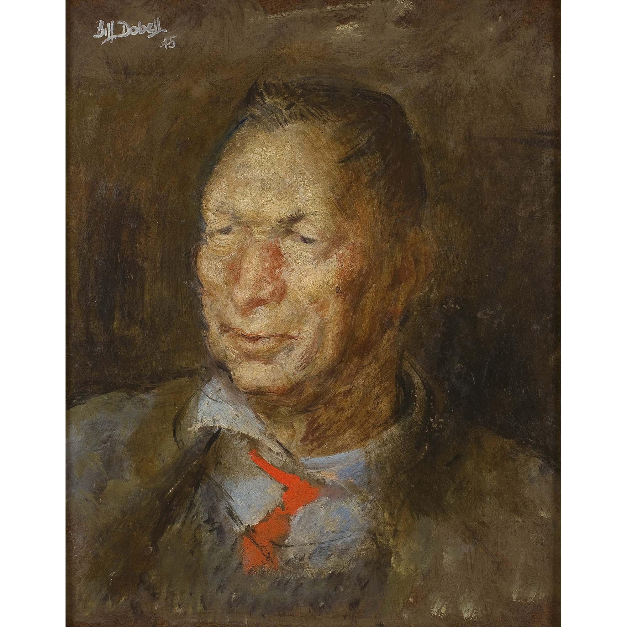 William Dobell - Australian Study For Portrait Professor L. F. Giblin