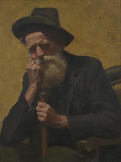 William Dobell - Old Joe (Julian Ashton School Portrait), c.1926