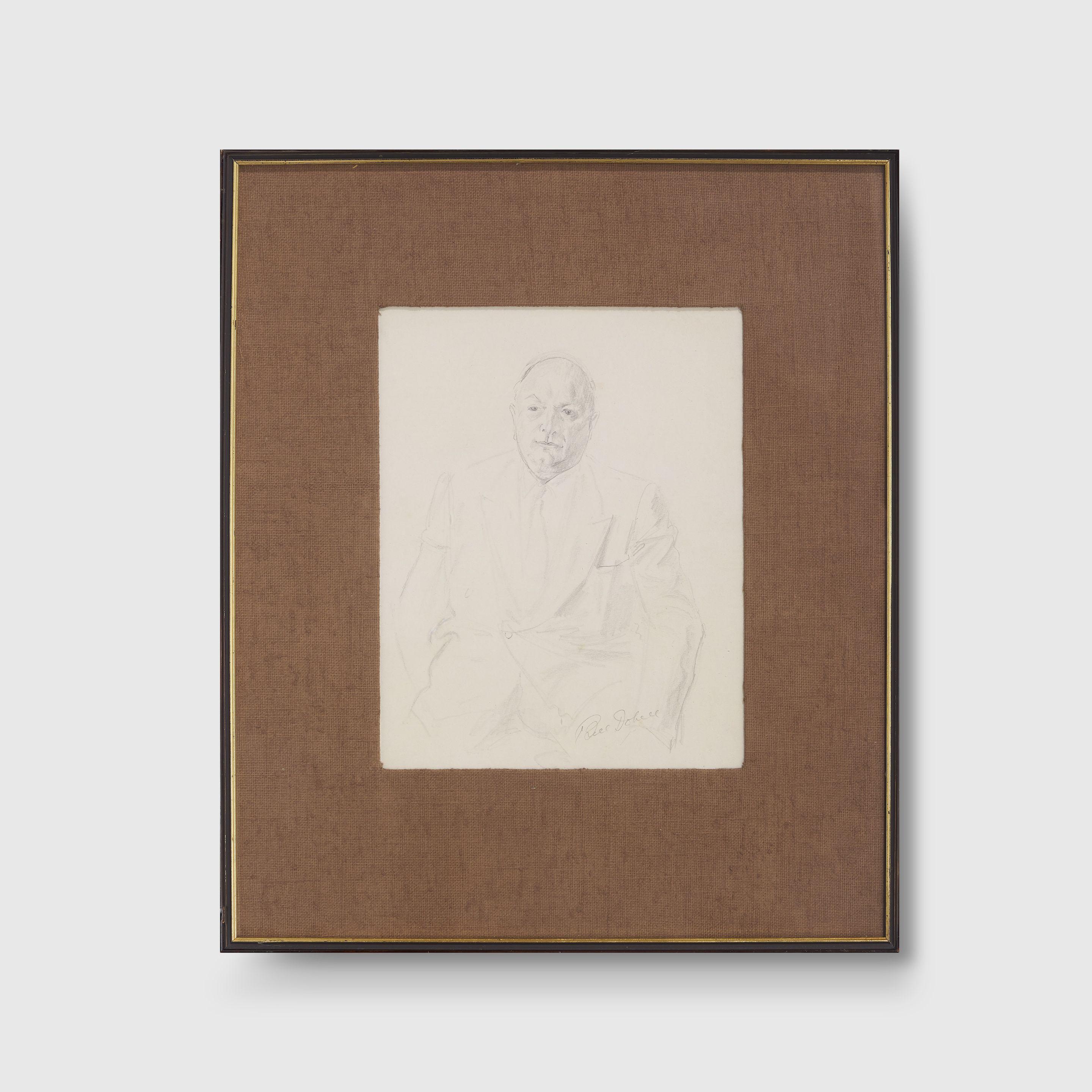 William Dobell - Study for Camille Gheysens, 1957