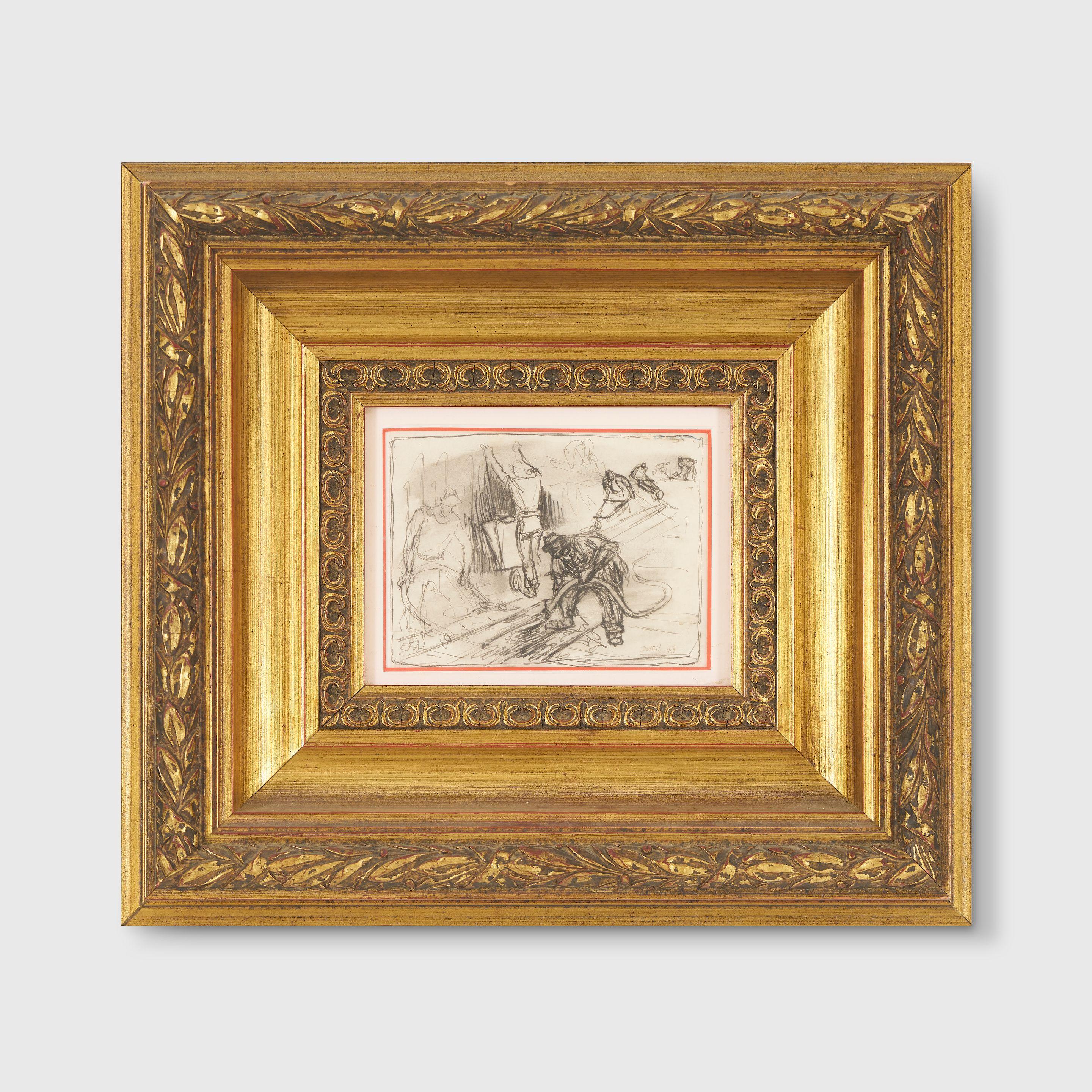 William Dobell - (Study of Figures), 1943