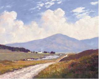William Douglas Macleod - The Road From Inveroran, Scotland
