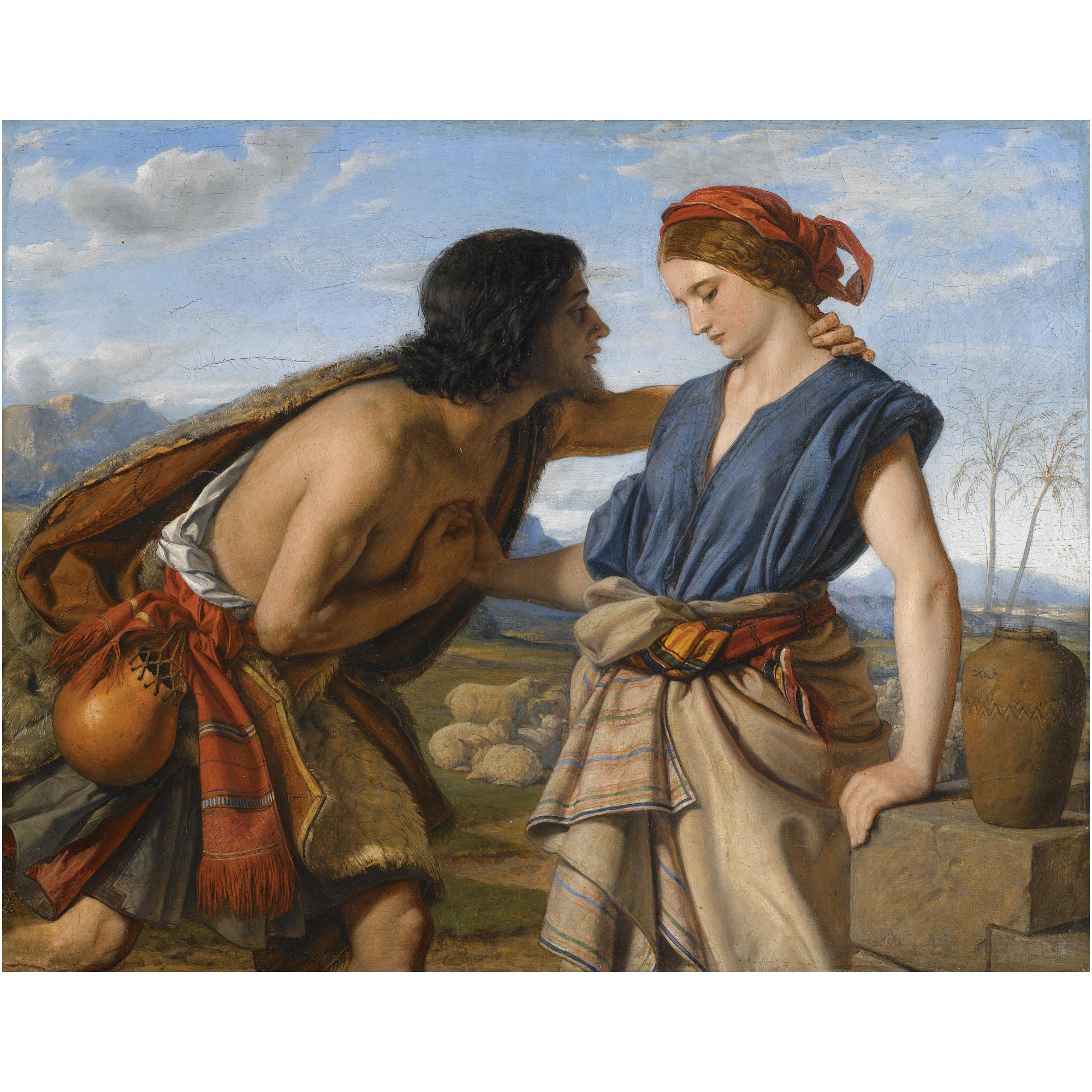 William Dyce, R.A., H.R.S.A. - The Meeting Of Jacob And Rachel