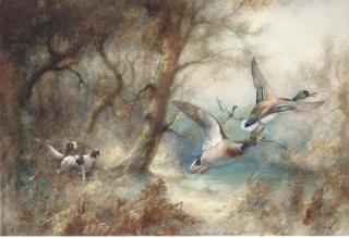 William E. Powell - The Truant Setters And The Flushed Mallard