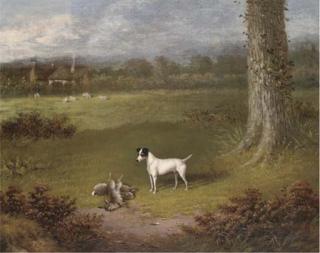 William Eddowes Turner - Venture, A Prize Fox Terrier