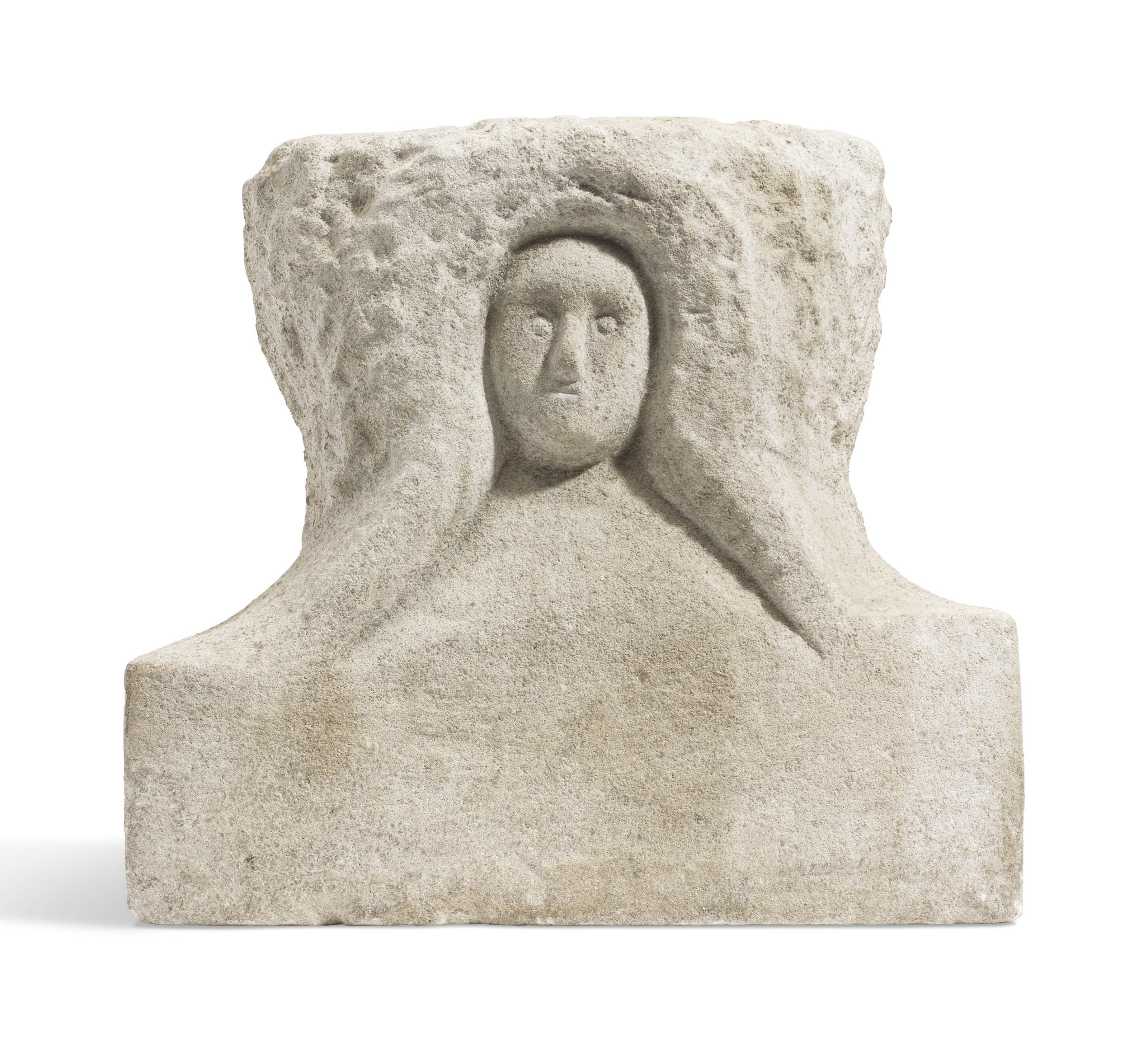 William Edmondson - Head of a Woman, 1930s