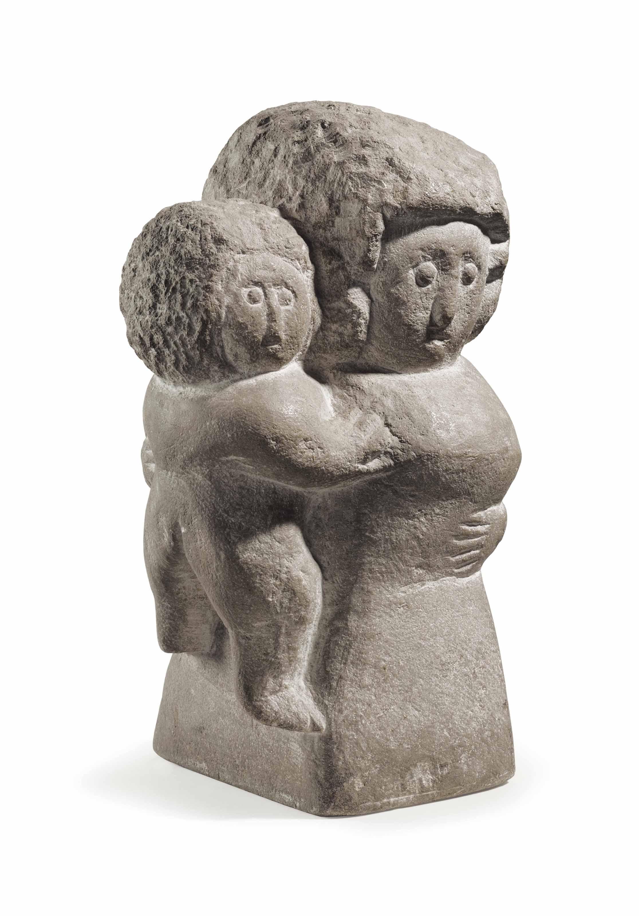 William Edmondson - Mother And Child