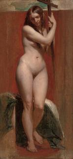 William Edward Frost, R.A. - Standing female nude