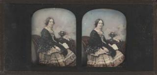 William Edward Kilburn - Seated woman with lace shawl