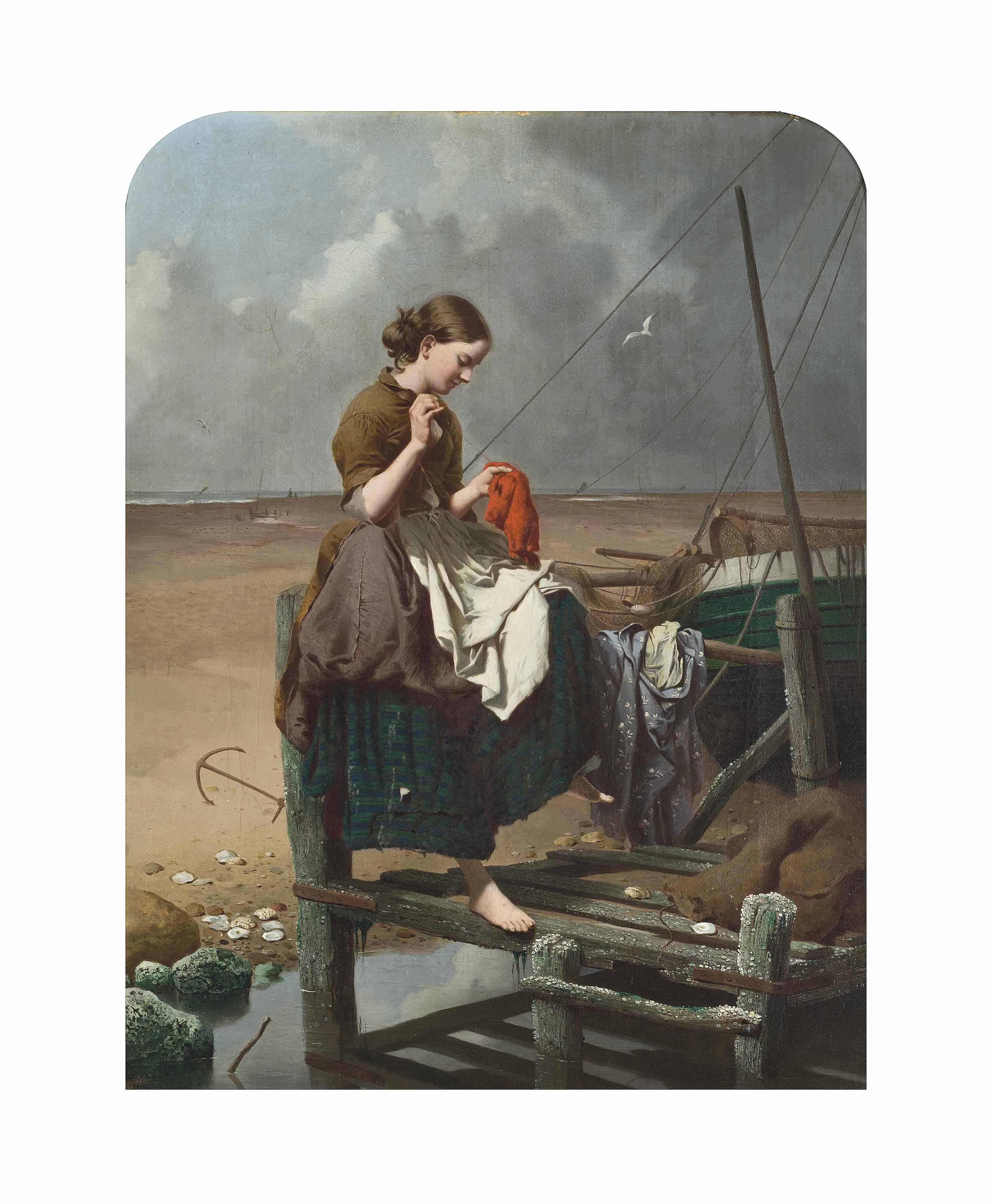 William Edward Millner - The fisherman\'s wife