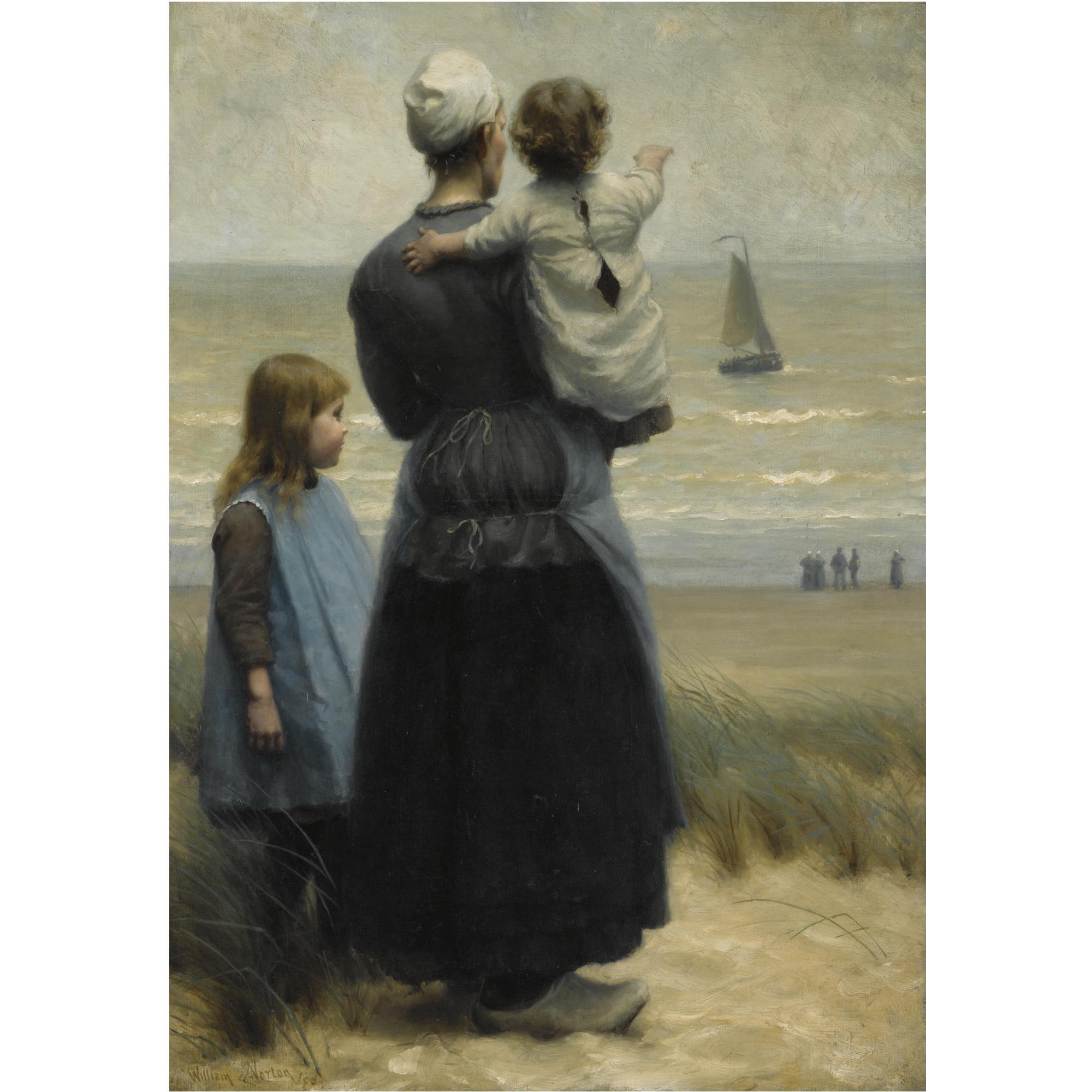 William Edward Norton - American looking Out To Sea