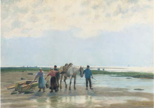 William Edward Norton - Scavenging The Foreshore For Wreckage