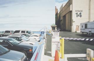 William Eggleston - Stage 14, Parking Lot, Hollywood, 1999-2000