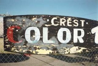 William Eggleston - Untitled (Crest Color Sign), 1999-2001
