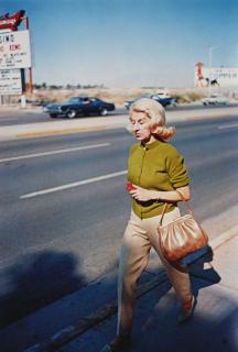 William Eggleston - \'Untitled\' (Woman Walking On Sidewalk), Las Vegas Nv (From Dust Bells Ii), Circa 1965-98