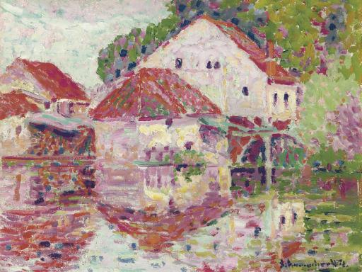 William Emile Schumacher - Landscape, Moret