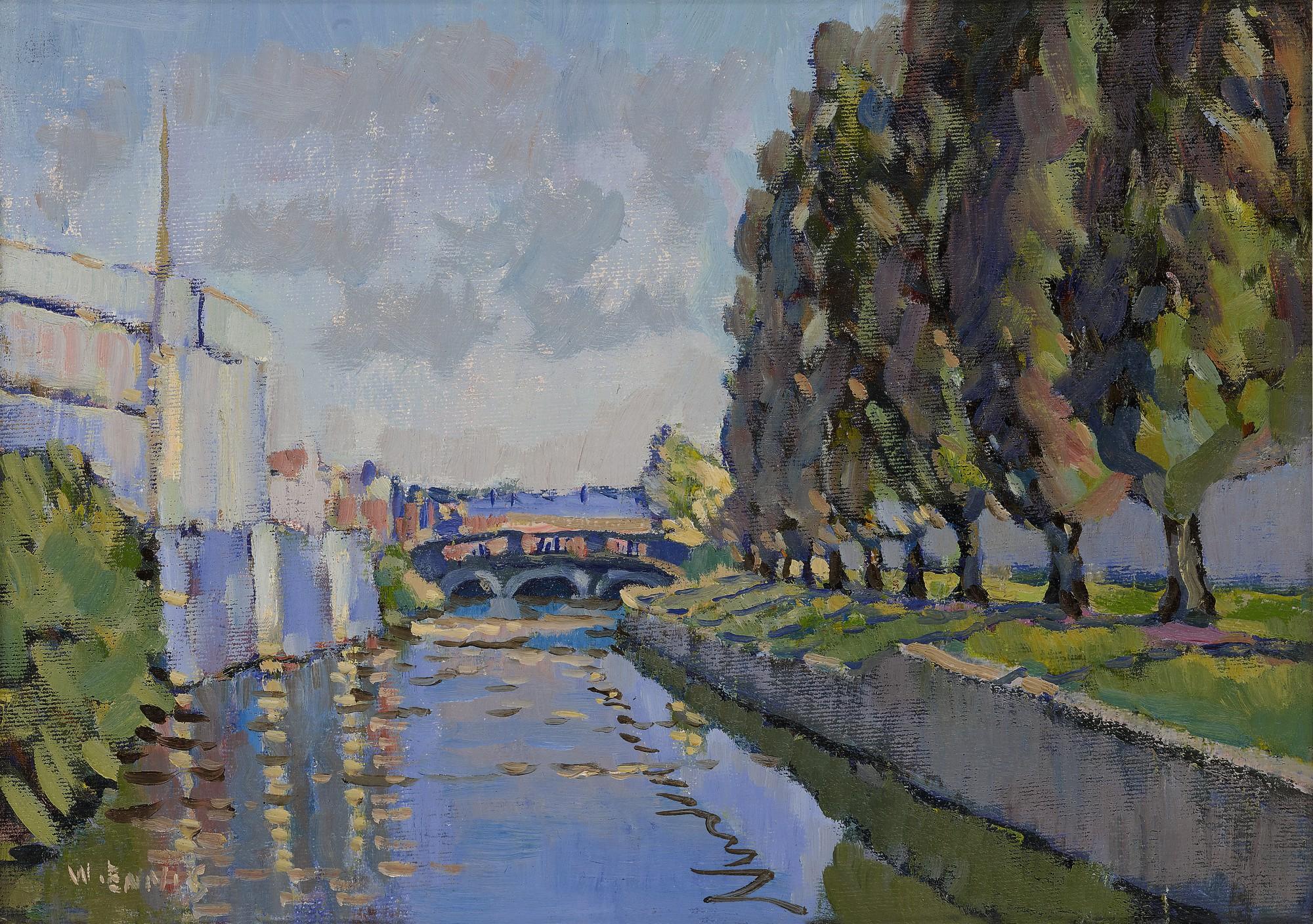 William Ennis - Liffey Canal: A Pair Of Paintings