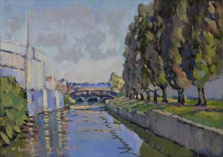 William Ennis - Liffey Canal: A Pair Of Paintings