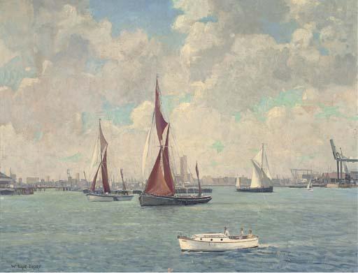 William Eric Thorpe - The Thames Barge Race