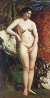 William Etty, R.A. - A muse