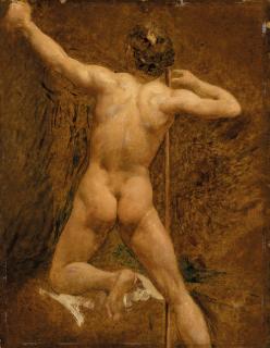 William Etty, R.A. - Male nude