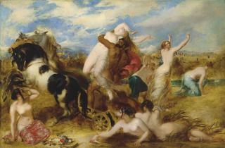 William Etty, R.A. - Pluto carrying off Proserpine:  \