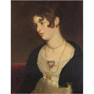 William Etty, R.A. - Portrait Of Kitty, The Artist\'S Niece