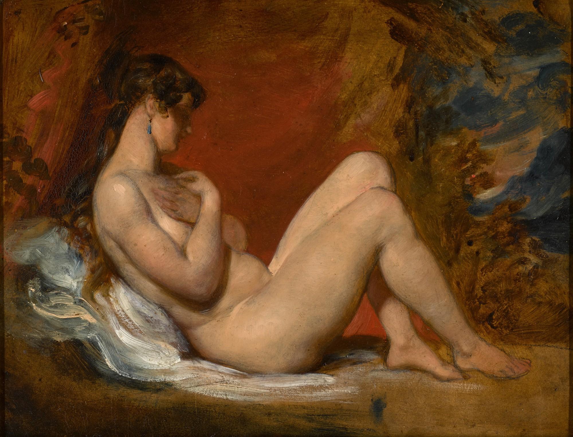 William Etty, R.A. - Reclining female nude