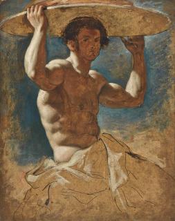 William Etty, R.A. - Study of a man