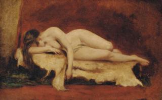 William Etty, R.A. - Study Of A Reclining Female Nude