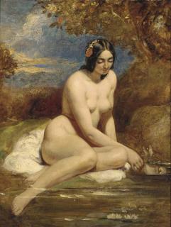 William Etty, R.A. - The bather