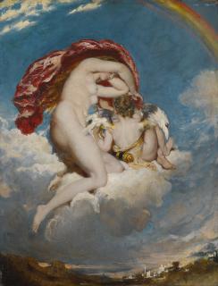 William Etty, R.A. - Venus And Cupid Descending