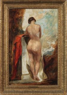 William Etty, RA - Female nude, study